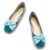 C.Paravano Women’s Flats | Square Toe Shoes for Women | Peacock Blue Flats Shoes | Womens Patent Leather Shoes | Flats for Women Dressy | Slip On Ballet Flats (Size 8.5,Peacock Blue)