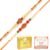 Ghasitaram Gifts Rakhi for Brother Rakhis Online – Set of 2 6135, 6276 Om Pearl Rakhi Threads with 200 GMS of Kaju katli and 200 GMS of Soan Papdi