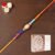 Ghasitaram Gifts Jaiccha Rakhi for Brother Rakhis Online N-924 Fancy Rakhi with 200 gms of Kaju katli