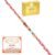 Ghasitaram Gifts Rakhi for Brother Rakhis Online – 6433 Fancy Thread Rakhi with 200 GMS of Kaju katli and 200 GMS of Soan Papdi