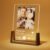 LUCKOR Unique Personalized Anniversary Gifts for Men Women, Customized LED Walnut Frame with Photos for Couple Boyfriend Girlfriend, Custom Spotify Plaque Birthday Gifts for Her Him Friends