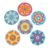 Fun Express Mandala Sand Art Kits for Kids, Makes 24-5″ in Diameter – DIY Craft Sand Painting Kit Includes Includes 1 Bag of Yellow, Orange, Blue, red, Green and Aqua Sand