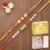 Ghasitaram Gifts Rakhi for Brother Rakhis Online – Set of 2 6045, 6082 Rakhi Threads with 200 GMS of Kaju katli and 200 GMS of Soan Papdi