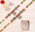 Ghasitaram Gifts Rakhi for Brother Rakhis Online – Set of 2-6571 Om Rakhi with 200 GMS of Kaju katli